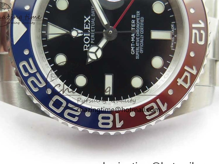 0412 GMT Master II 126710 BLRO 904L SS MIF 1:1 Best Edition on Oyster Bracelet SA3186 CHS Cozy 2553
